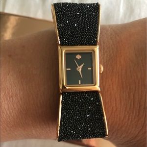 Kate Spade Limited Edition black and gold watch